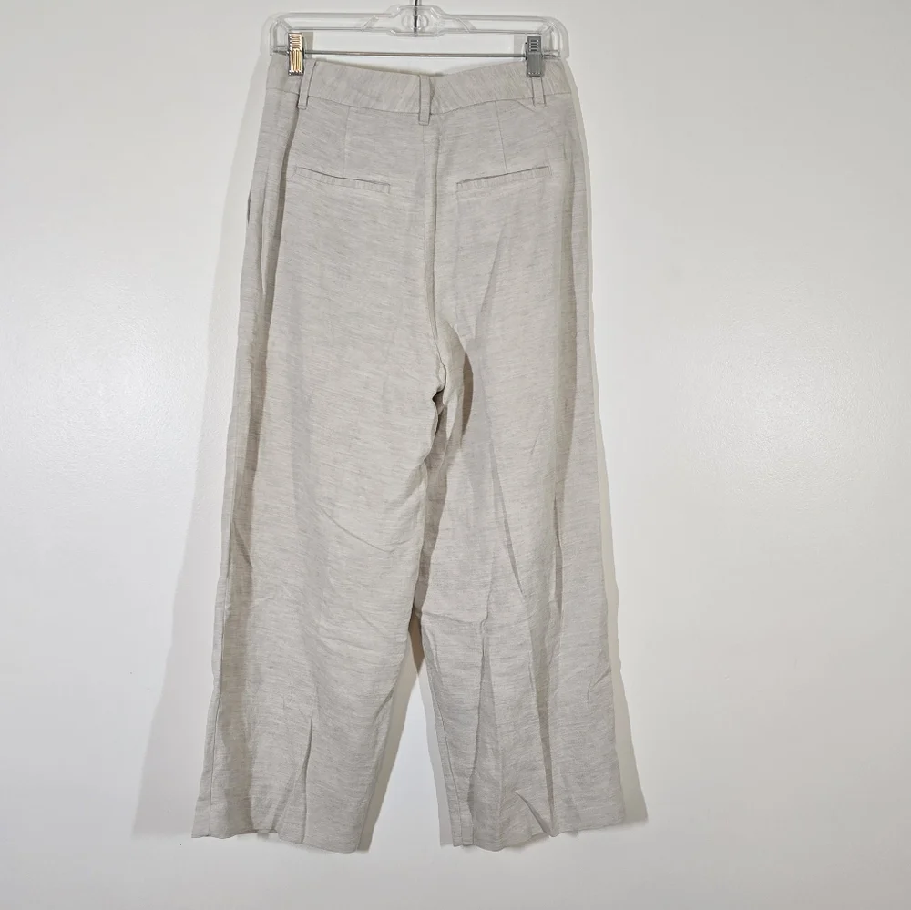 Aritzia Wilfred Cropped Effortless Pant Ecru 8 New
